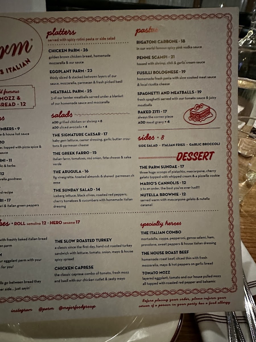 Parm Battery Park City Menu - Image 6